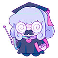説明してくれるキャラクターのアイコン