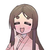 説明してくれるキャラクターのアイコン