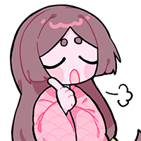 悩むさらしなさんのイラスト